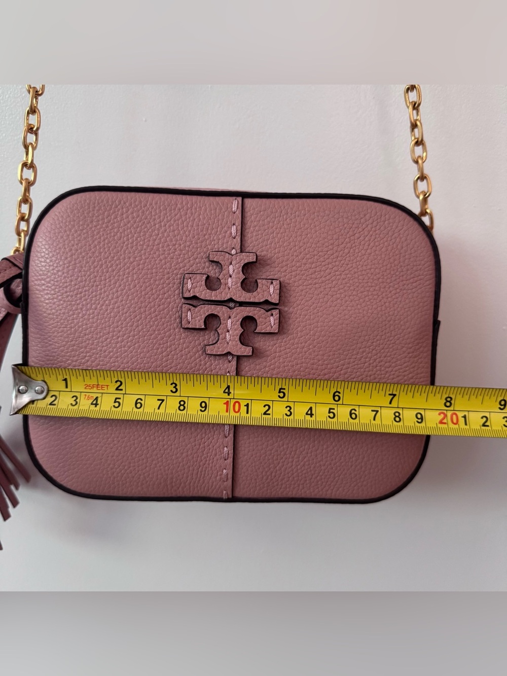 Tory Burch Mcgraw Camera Bag - Pink Moon - Picture 8 of 13